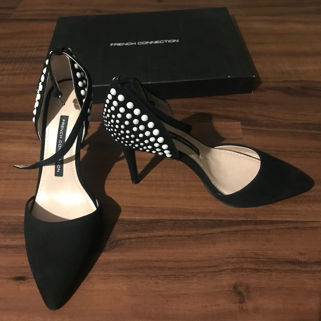 French Connection Embellished Pump  Brand New